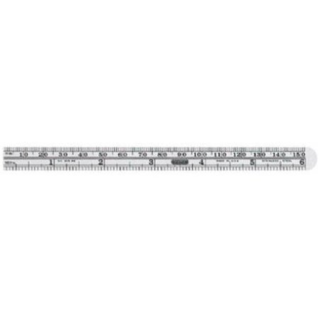 CENTRAL TOOLS General Tools 305ME 6 in. Flexible Stainless Steel Rule 630514